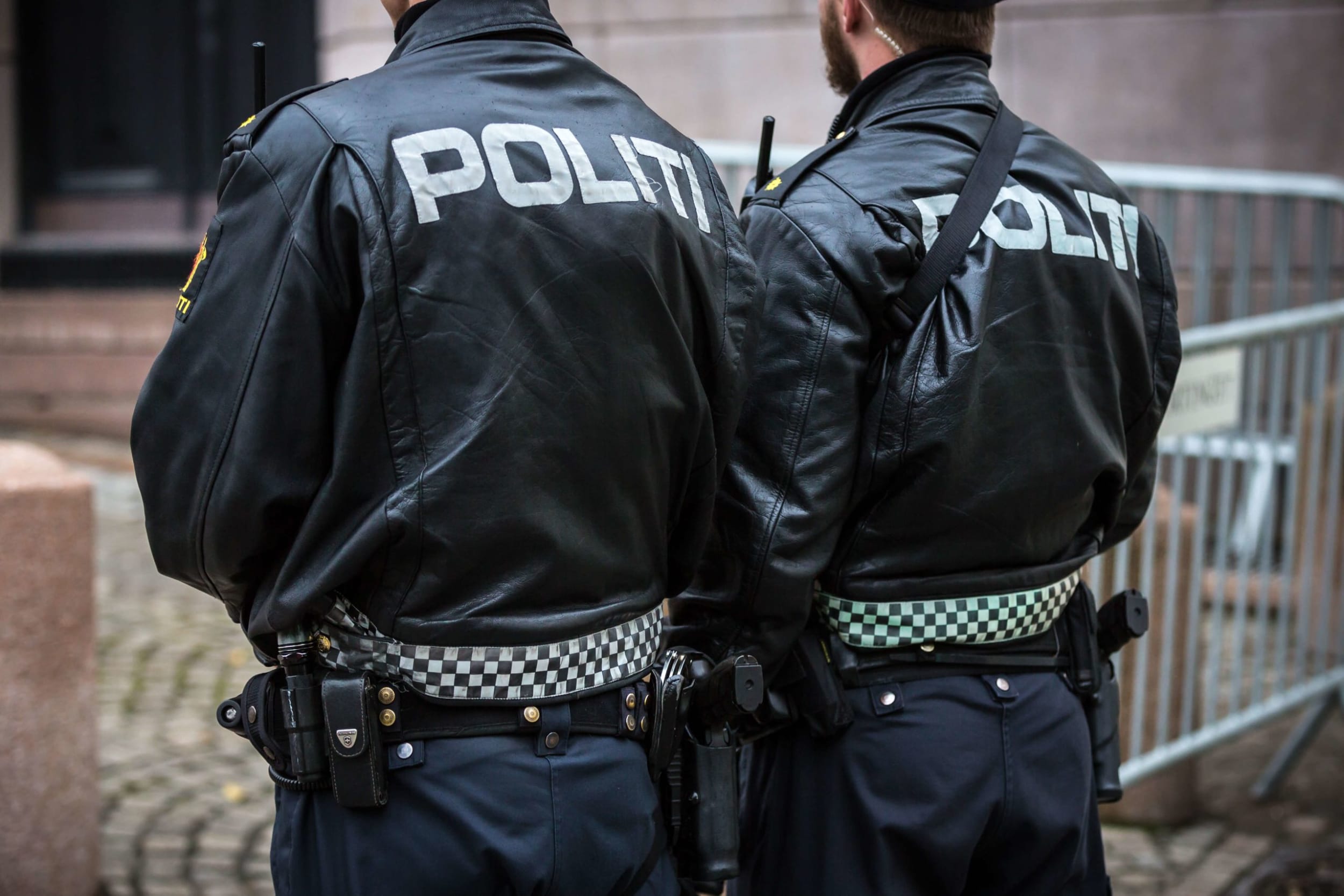 Politi i gaten
